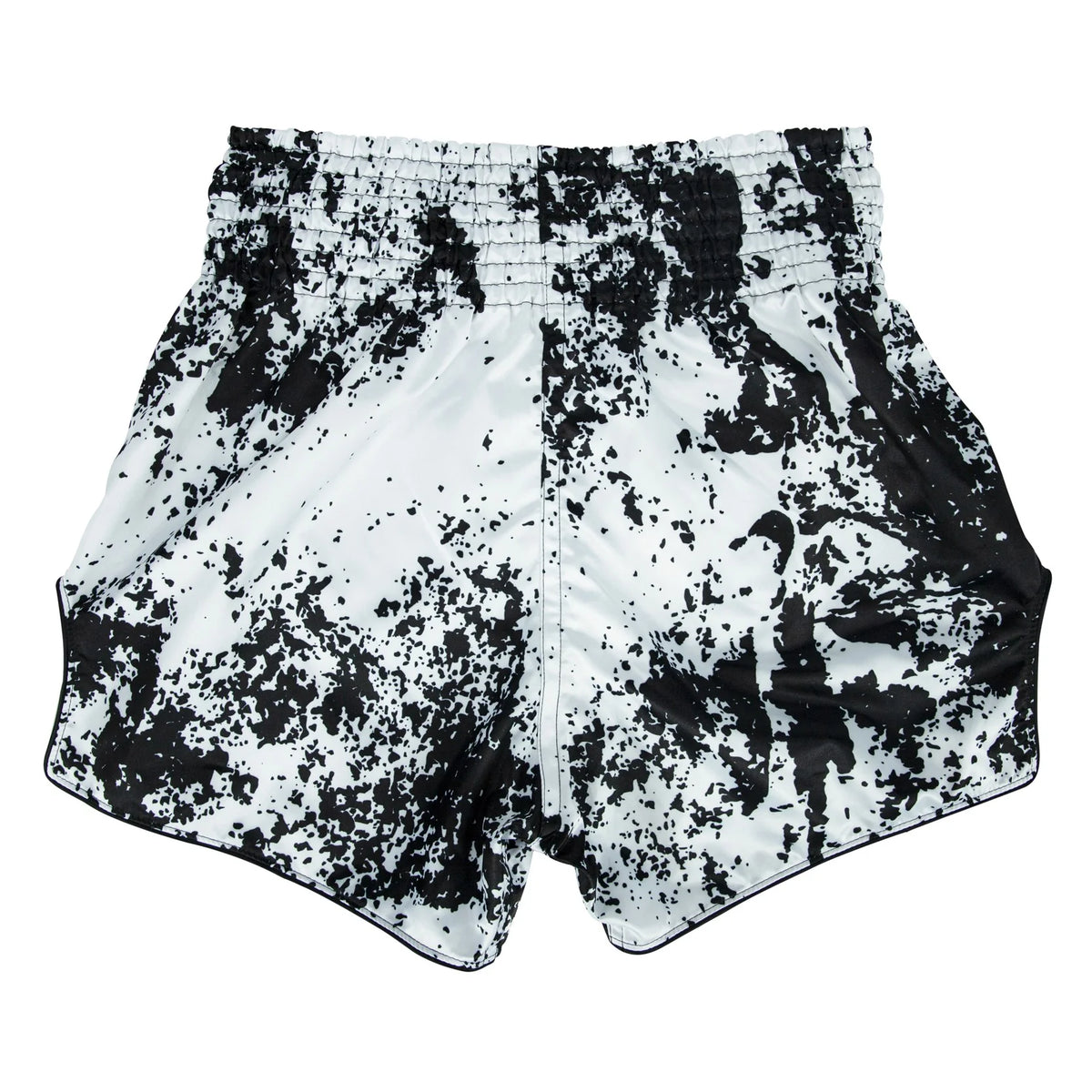 FAIRTEX THAI SHORTS SLIM CUT SATIN GRUNGE BLACK