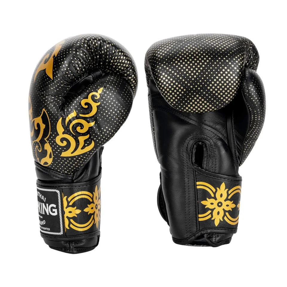 TOP KING GLOVES KANOK HOOK AND LOOP BLACK