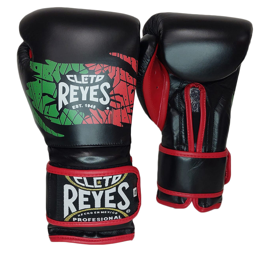 CLETO REYES GLOVES HOOK AND LOOP LIMITED MEX FLAG BLACK