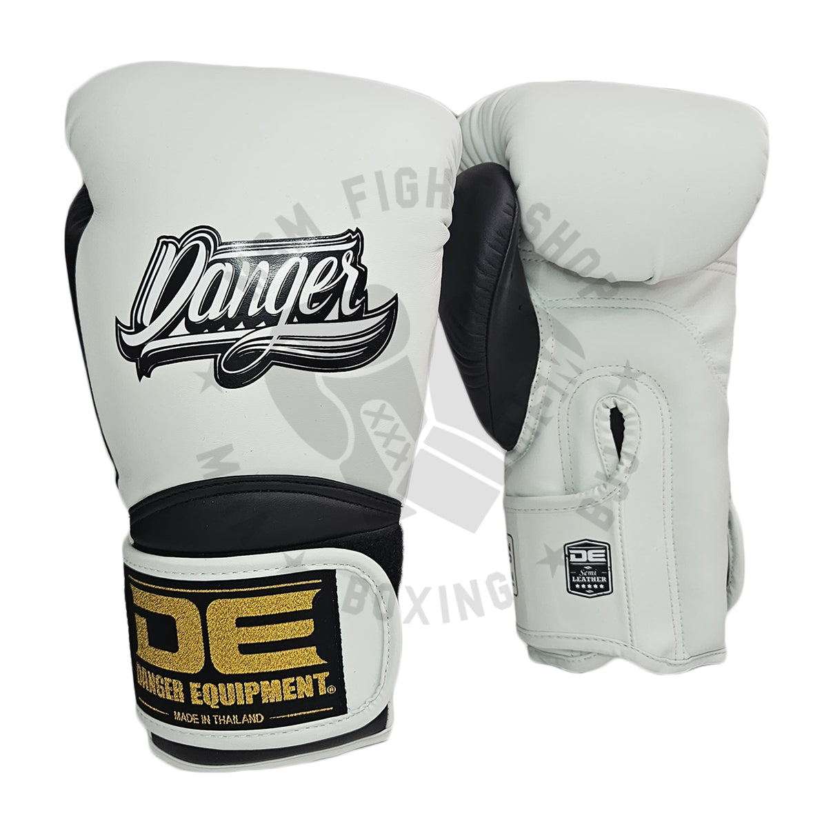 DANGER GLOVES ROCKET SYNTHEC WHITE/BLACK – MSM FIGHT SHOP