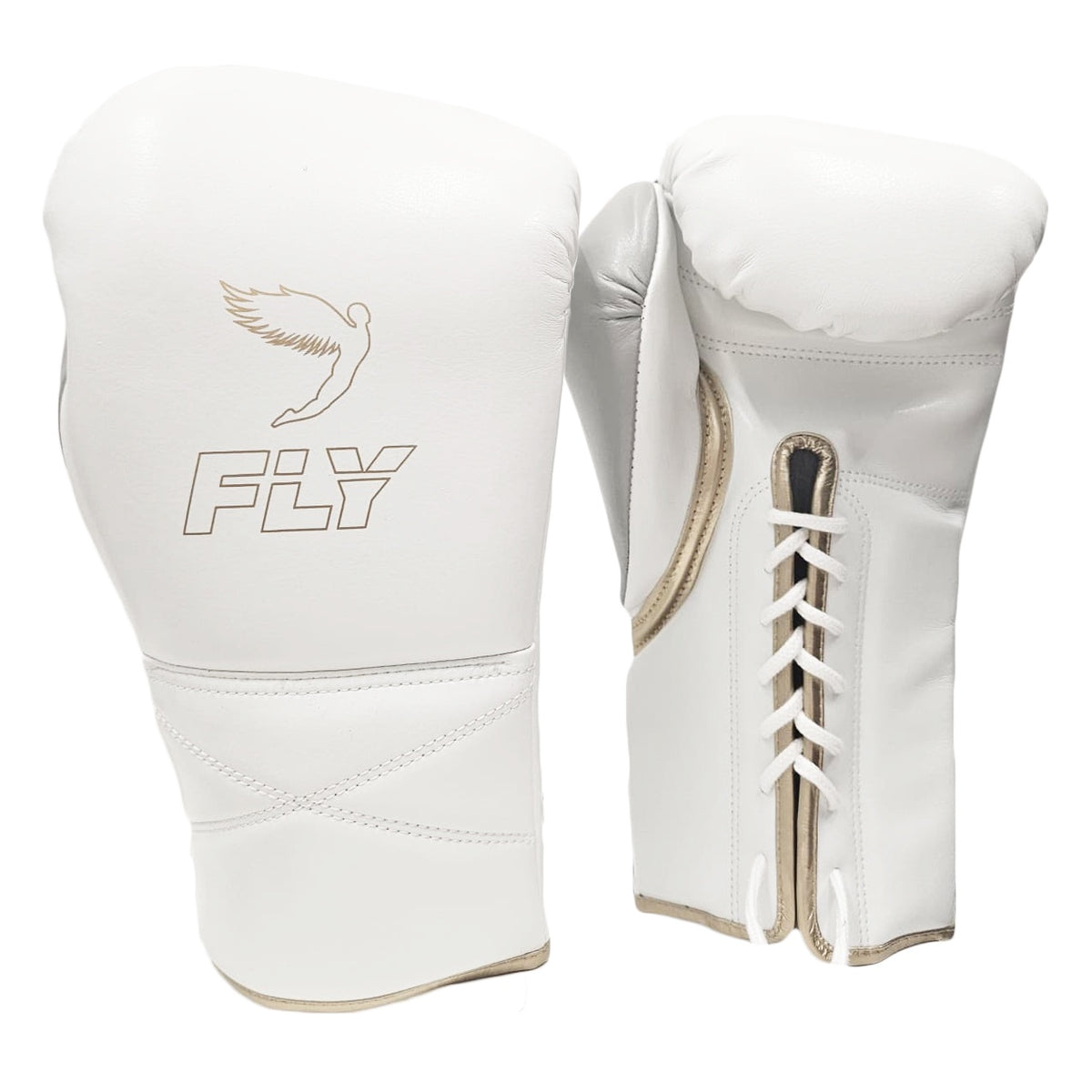 Fly Superlace Pro X 2 Gloves White/Grey/Gold
