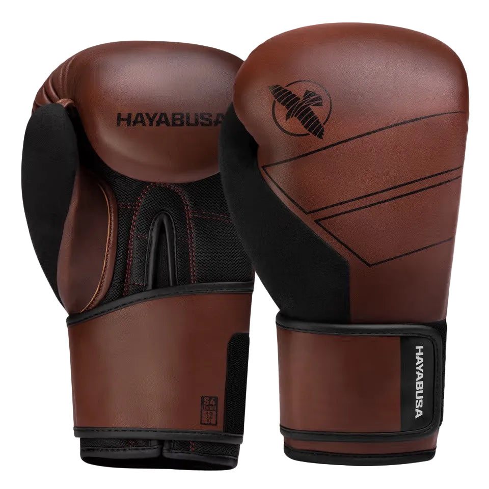 HAYABUSA GLOVES S4 LEATHER BROWN
