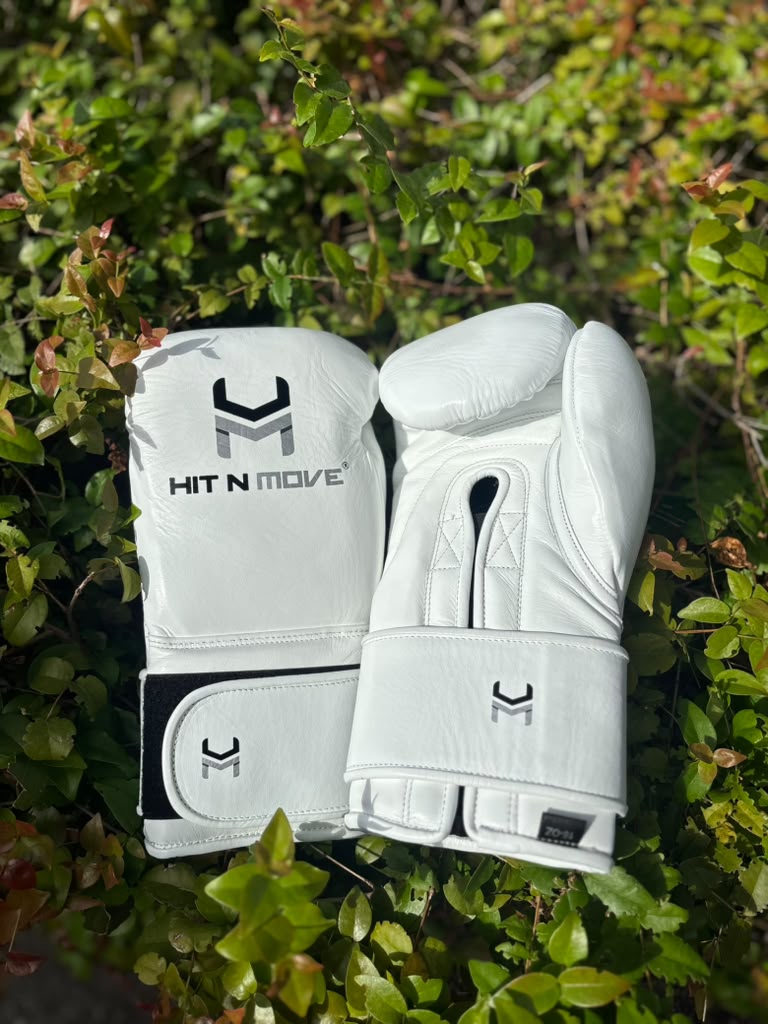 HIT N MOVE GLOVES HORSE HAIR SUVARI HOOK & LOOP WHITE