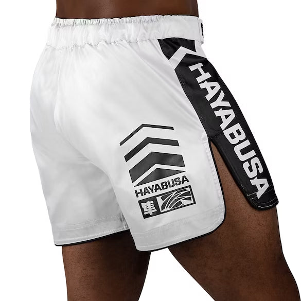 HAYABUSA SHORTS ICON MID THIGH WHITE