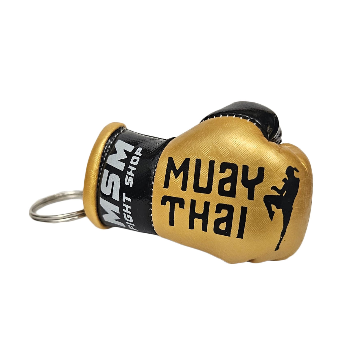 MSM MINI BOXING GLOVES MUAY THAI KEY CHAIN GOLD