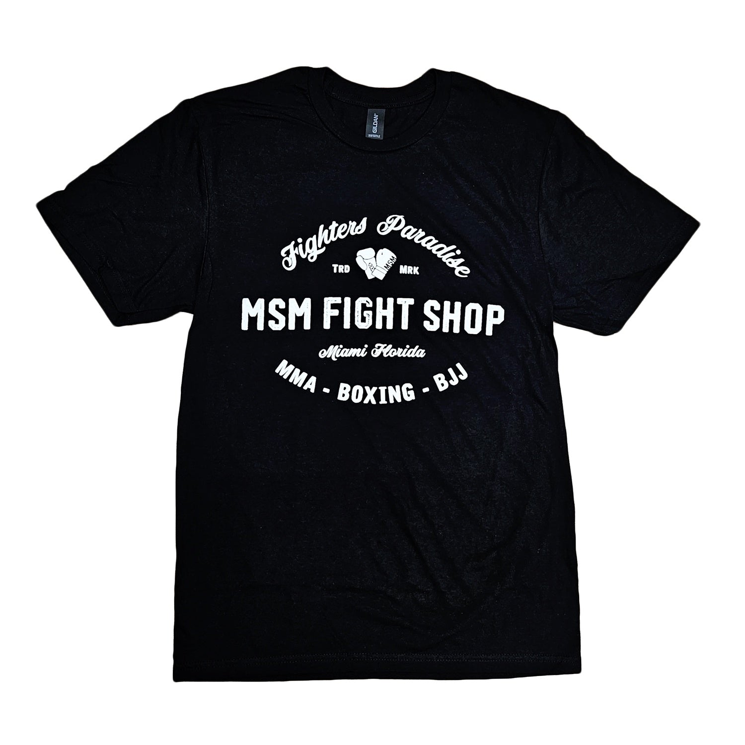 MSM SHIRT FIGHTERS PARADISE BLACK/WHITE – MSM FIGHT SHOP