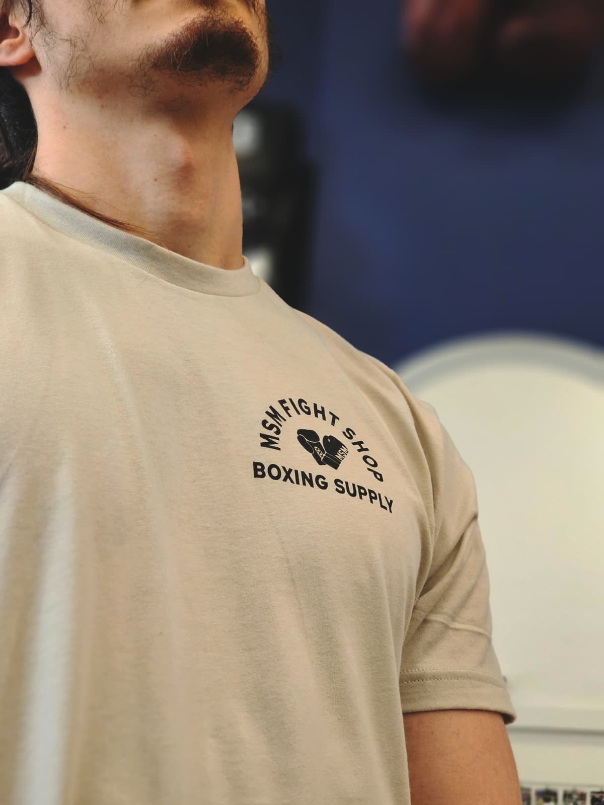 MSM SHIRT SPARRING CREW OFFWHITE/BLACK