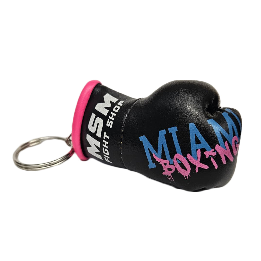 MSM MINI GLOVES MIAMI BOXING KEY CHAIN BLACK