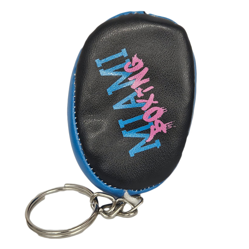MSM MINI MITT 3" KEY CHAIN BLACK/PINK/BLUE