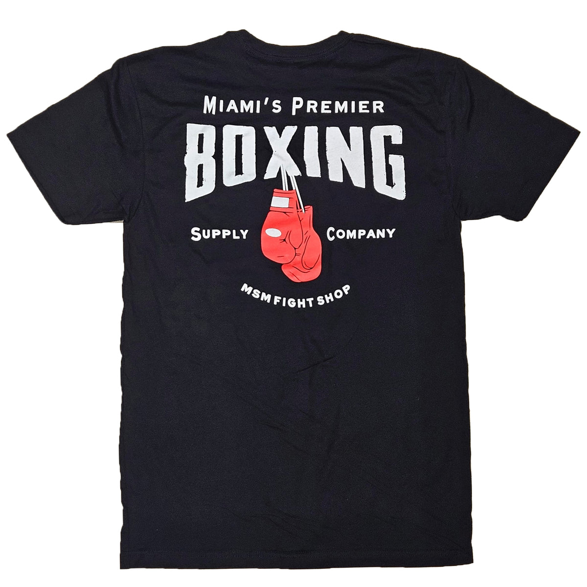 MSM SHIRT MIAMI'S PREMIER BOXING BLACK/WHITE