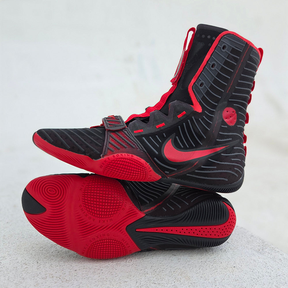 ボクシングシューズ　NIKE HYPER KO 赤黒 ナイキ 9# NIKE BOXING SHOES HYPERKO 3 BLACK/RED – MSM FIGHT SHOP