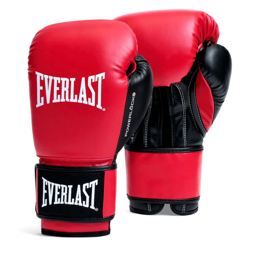 EVERLAST GLOVES POWERLOCK OG SYNTEC HOOK & LOOP RED