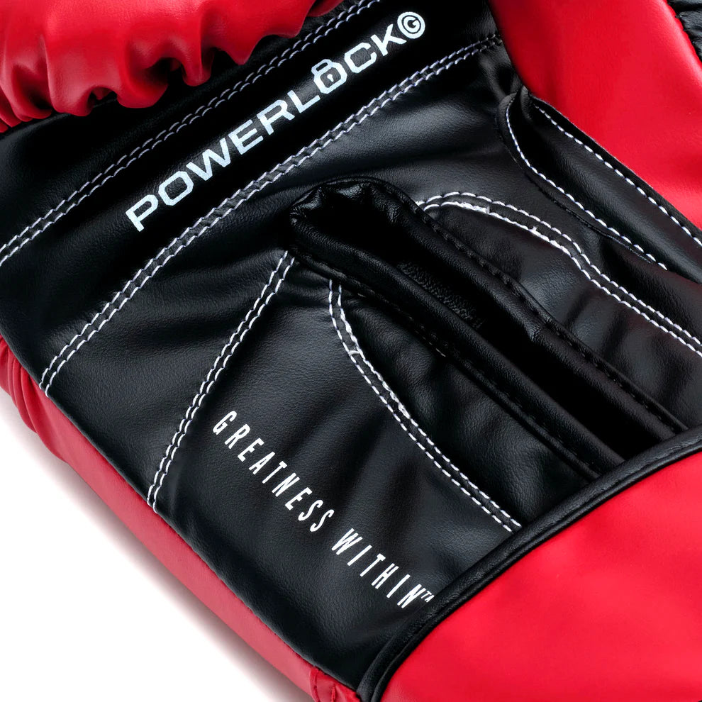 EVERLAST GLOVES POWERLOCK OG SYNTEC HOOK & LOOP RED