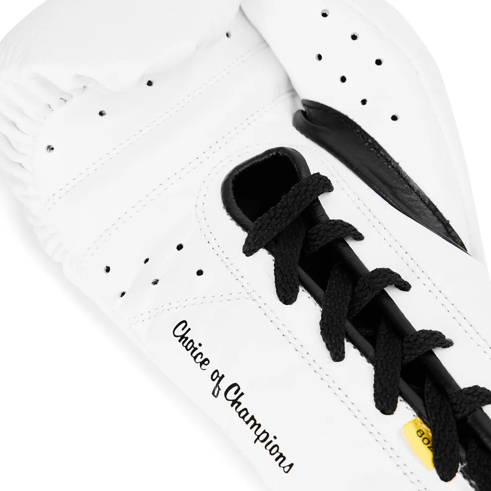 EVERLAST GLOVES LACE MX OG PRO FIGHT LEATHER WHITE