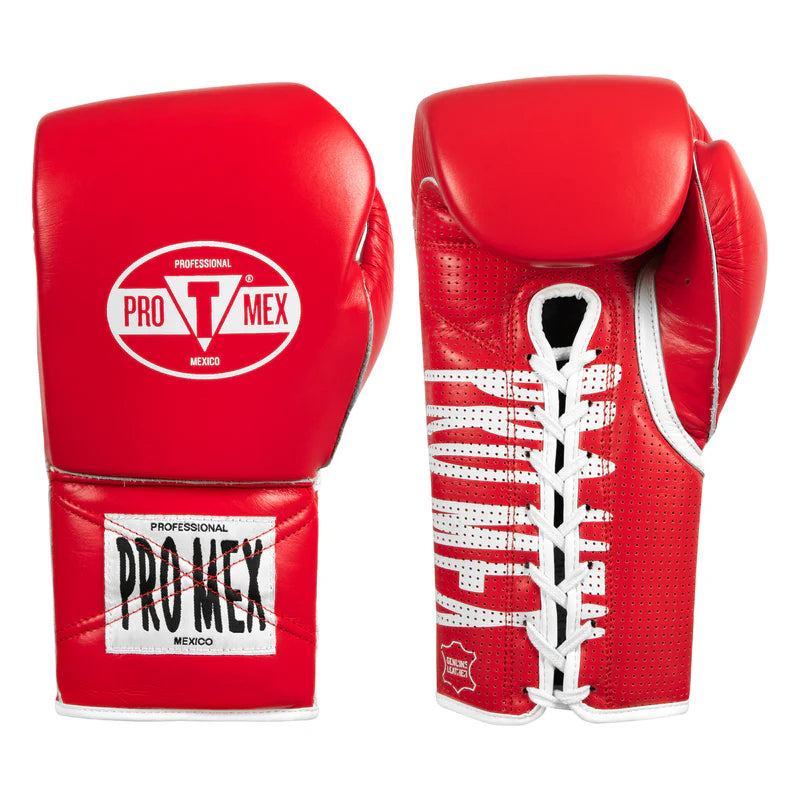 TITLE PRO MEX GLOVES PROFESSIONAL EDGE LACE RED