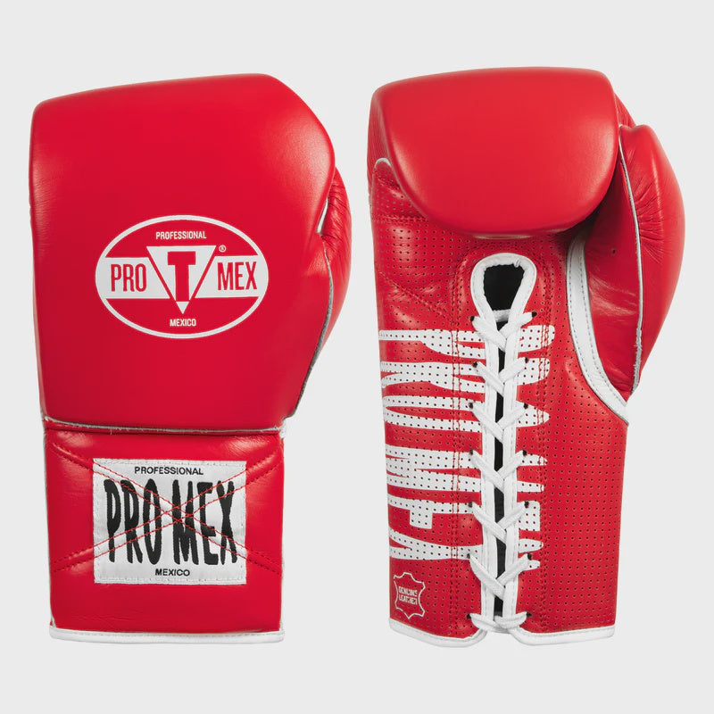 TITLE PRO MEX GLOVES PROFESSIONAL EDGE LACE RED