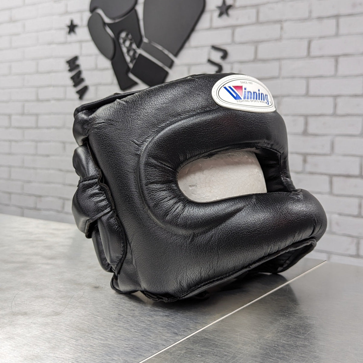 WINNING HEADGEAR FULL FACE BLACK - MSM FIGHT SHOP