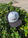 WINNING HAT LOGO TRUCKER CAP BLACK / WHITE