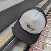 WINNING HAT LOGO TRUCKER CAP BLACK / WHITE