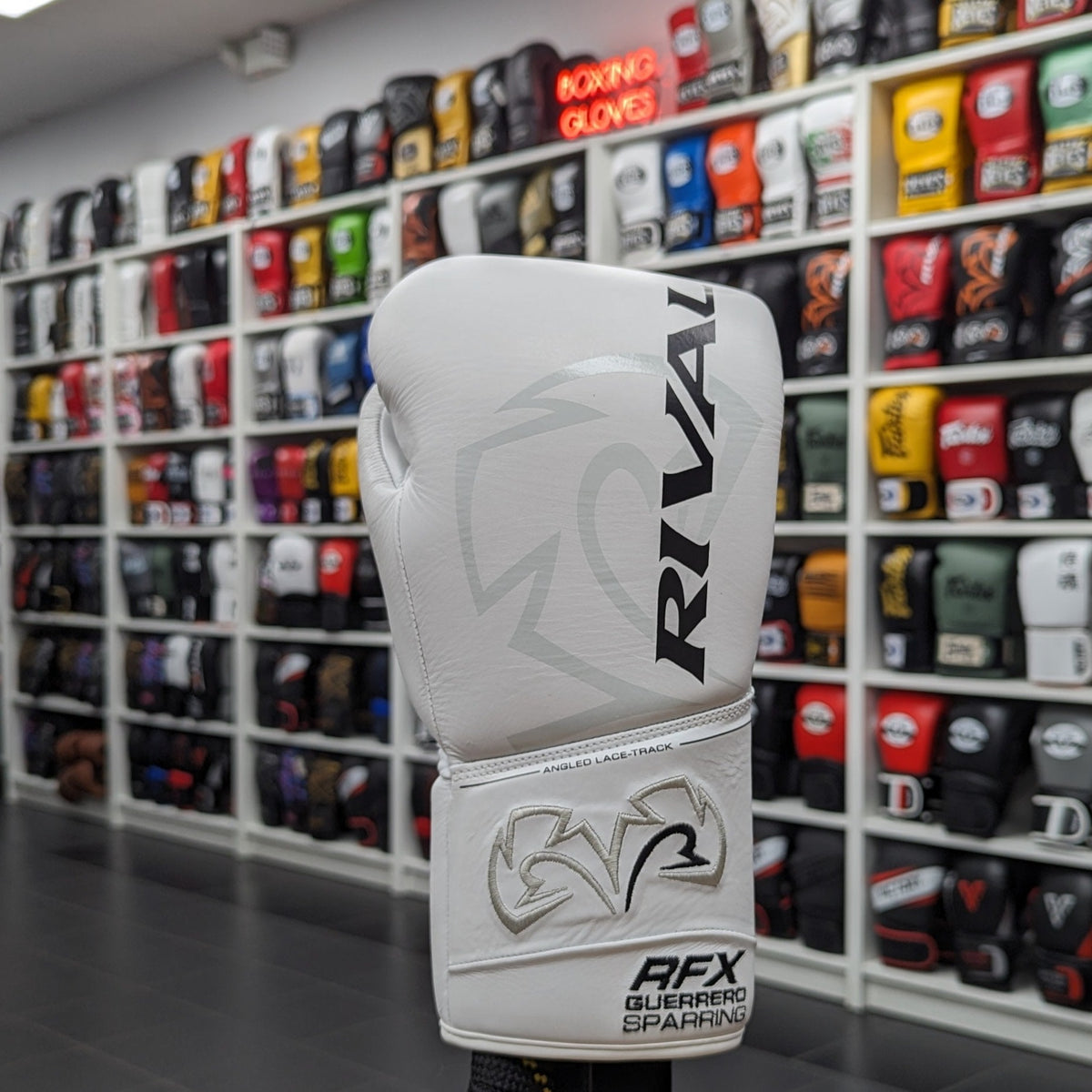 RIVAL GLOVES GUERRERO SPARRING LACE HDE-F WHITE