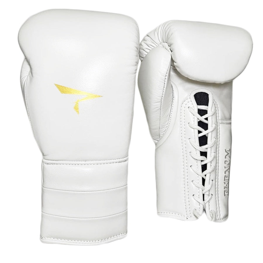 PHENOM BOXING GLOVES SG300 LACE WHITE/GOLD