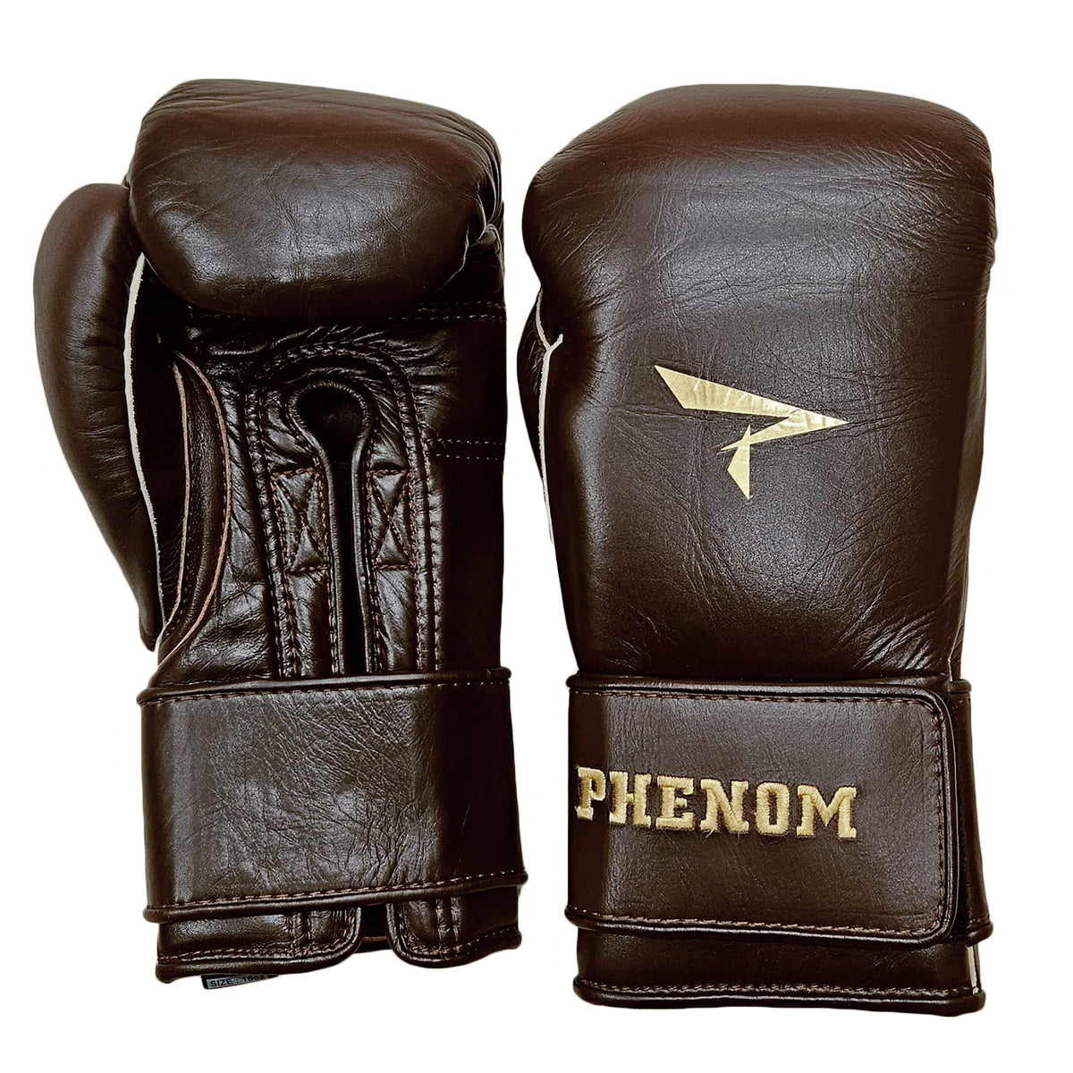 PHENOM BOXING GLOVES SG-235S HOOK LOOP LEGACY BROWN