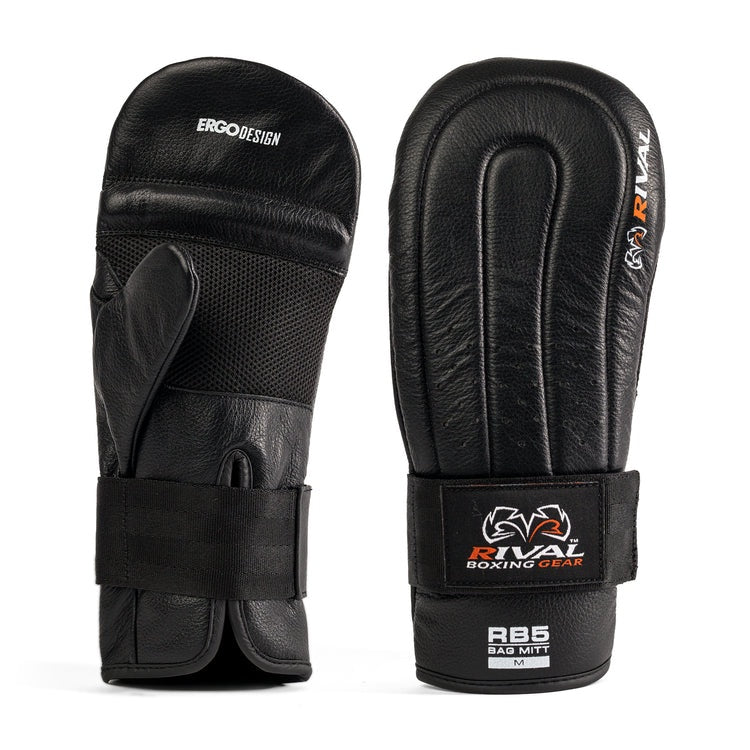 RIVAL BAG GLOVES RB5 LEATHER BLACK