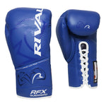 RIVAL GLOVES LACE RFX GUERRERO PRO FIGHT HDE-F BLUE