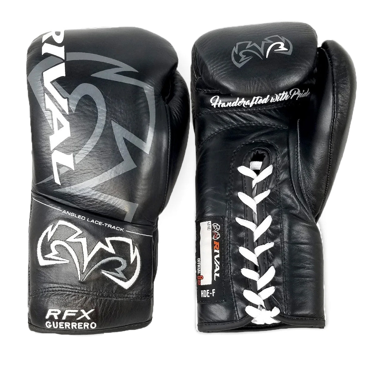 RIVAL GLOVES LACE RFX GUERRERO PRO FIGHT SF-F BLACK
