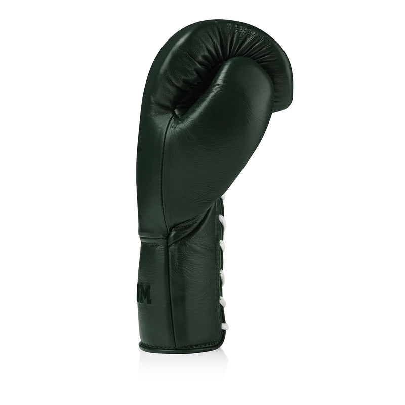 PHENOM BOXING GLOVES ELITE SG210 LACE LEATHER  FOREST GREEN