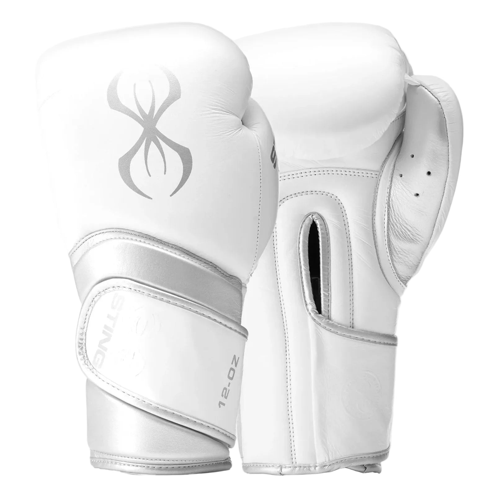 Sting Viper X Sparring Gloves, White/Silver / 14oz