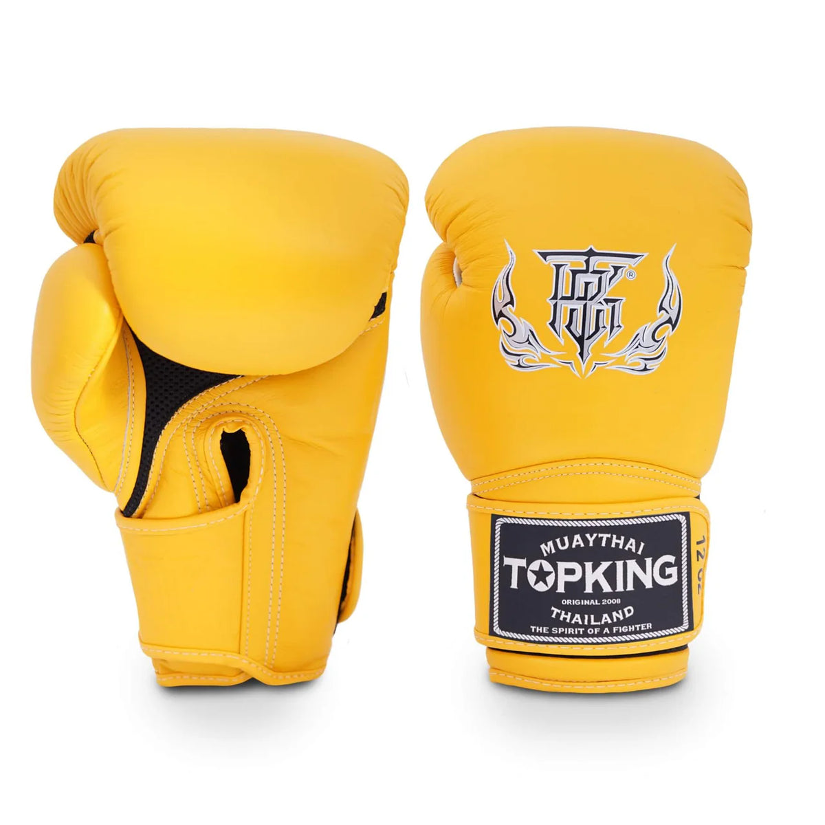 TOP KING GLOVES SUPER AIR HOOK AND LOOP YELLOW