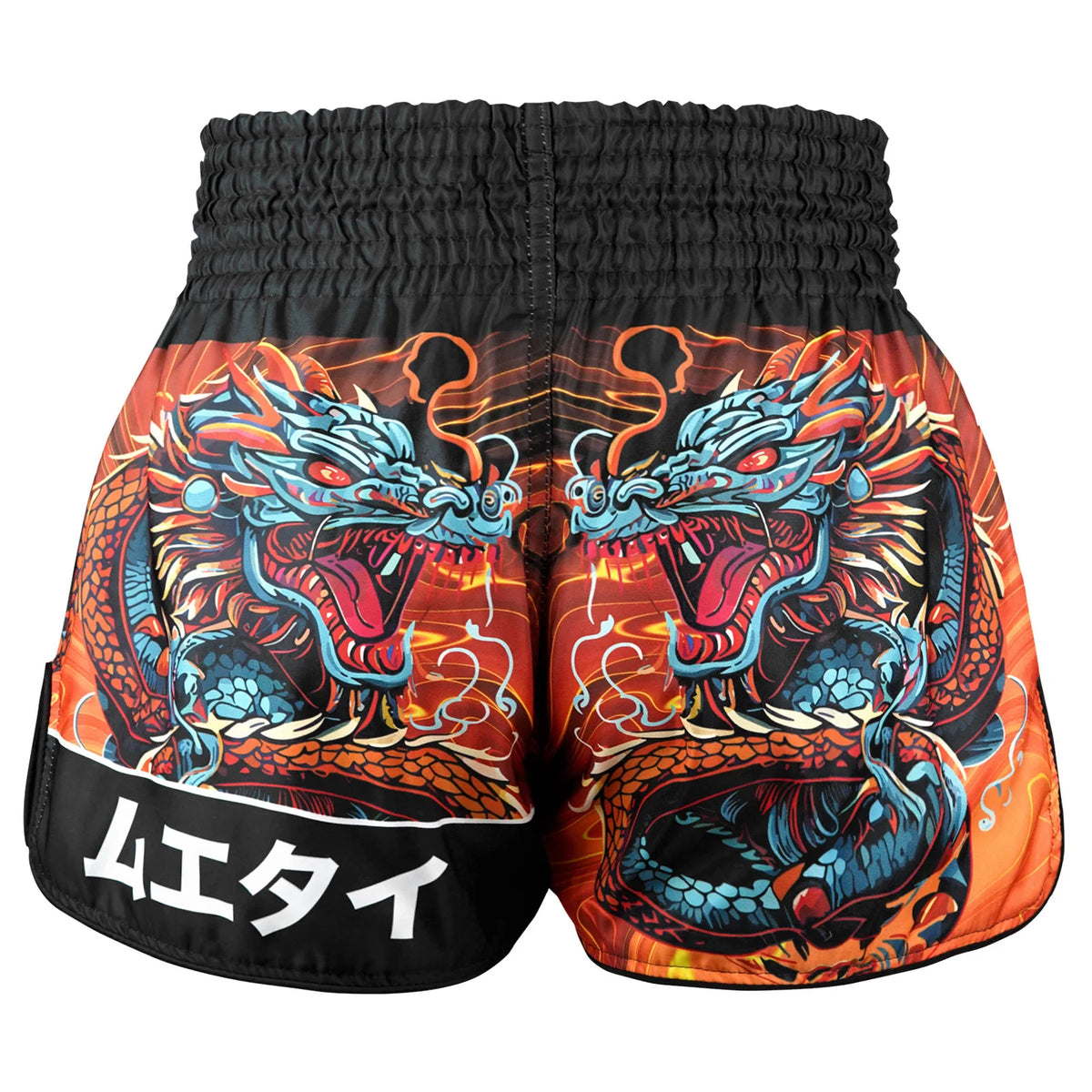 TUFF MUAY THAI SHORTS HIGH CUT RETRO SERAPHIC SEIRYU SAMURAI
