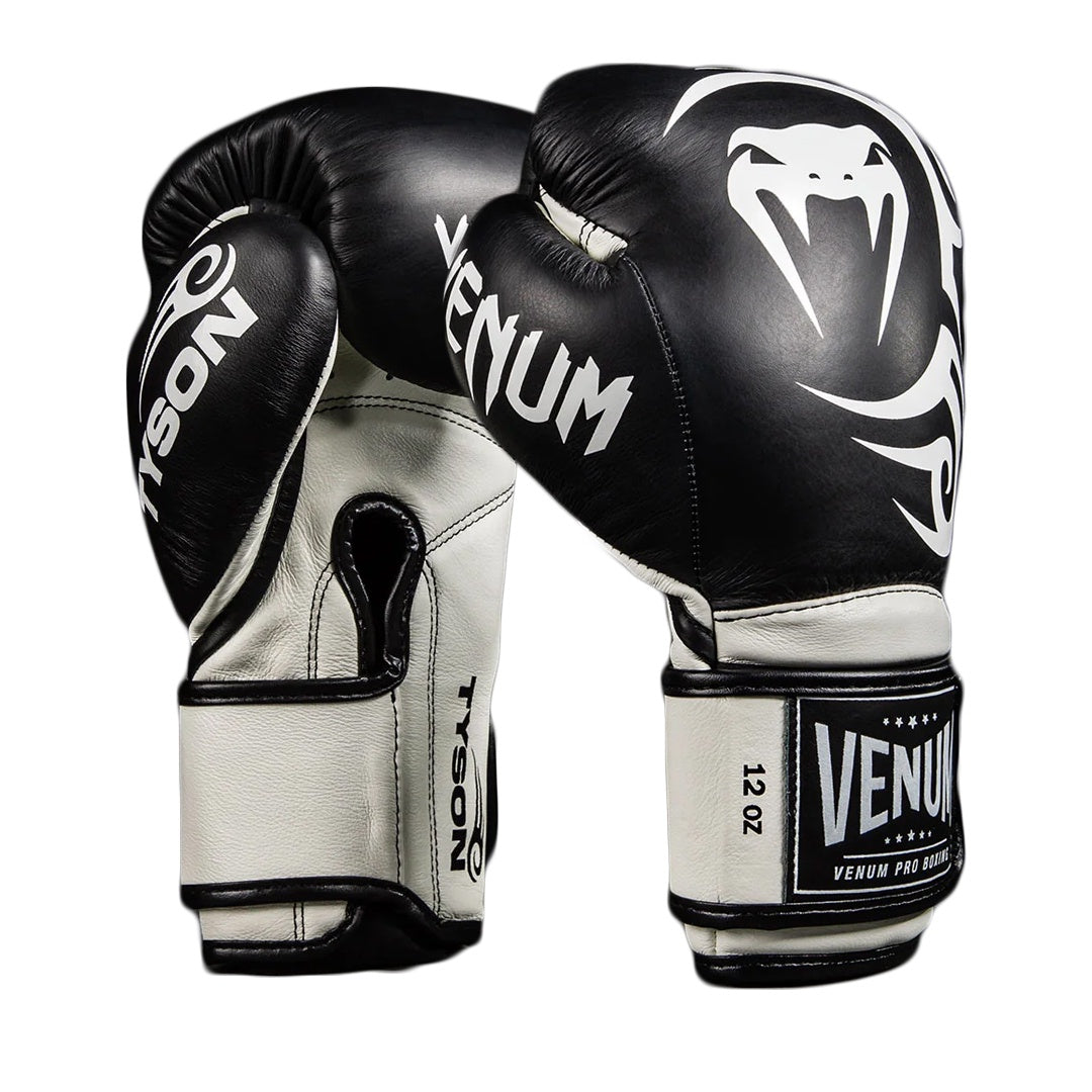 VENUM X MIKE TYSON GLOVES PRO GIANT 2.0 HOOK LOOP BLACK