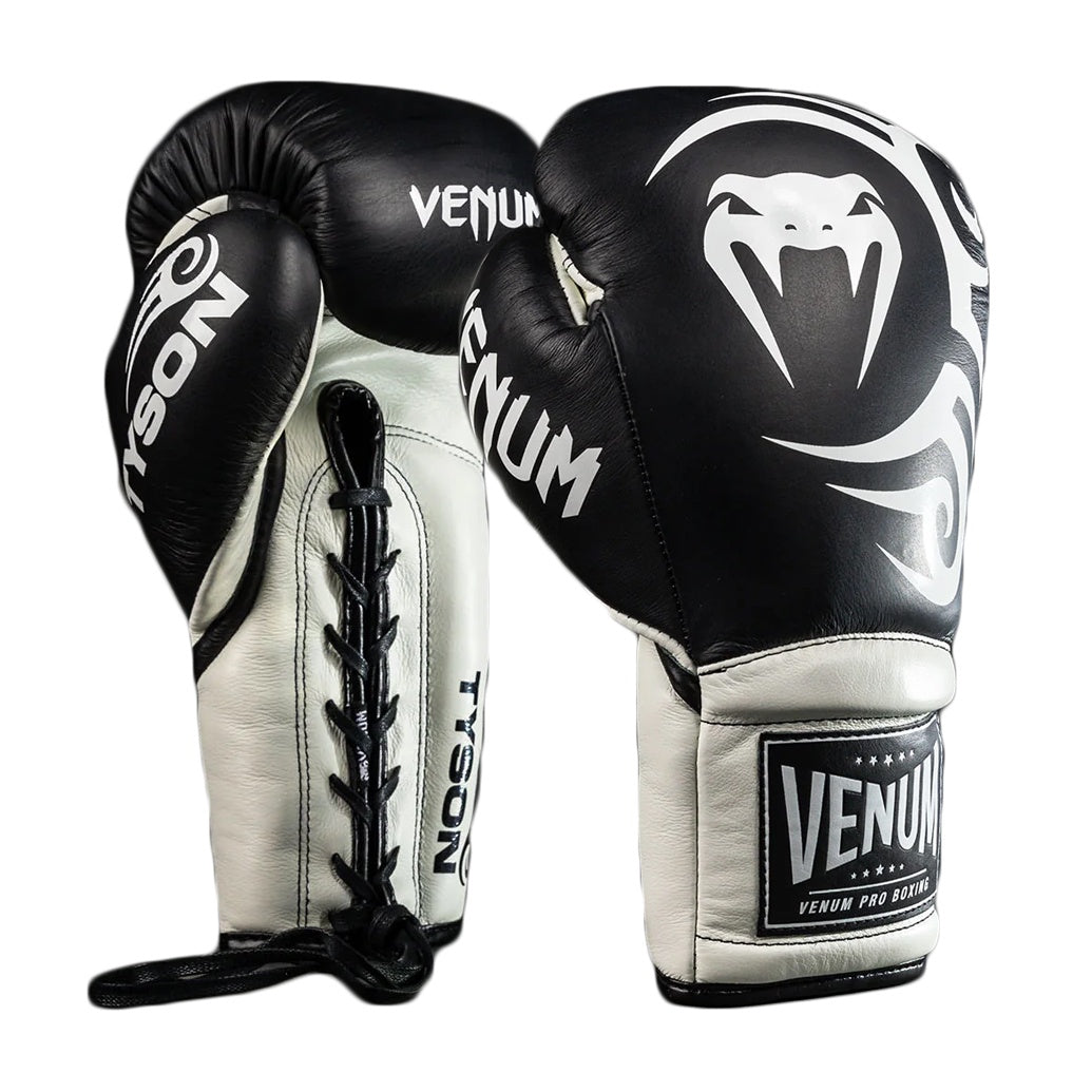 VENUM X MIKE TYSON GLOVES PRO GIANT 2.0 LACE BLACK/WHITE