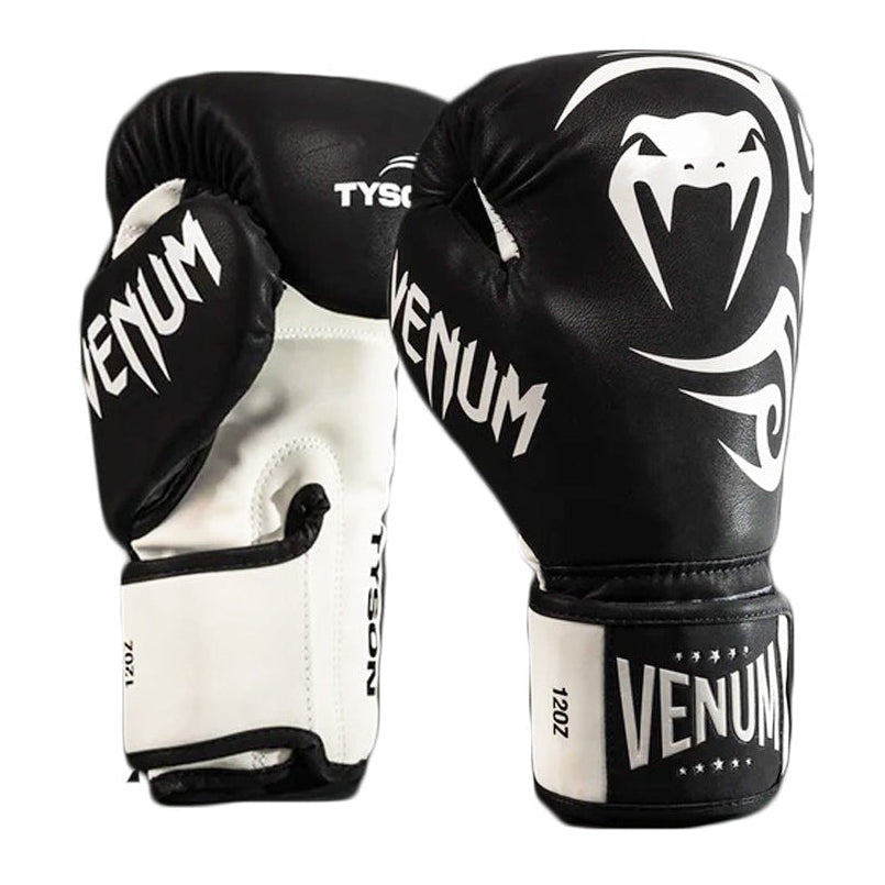 VENUM X MIKE TYSON GLOVES TRAINING BOXING BLACK/WHITE