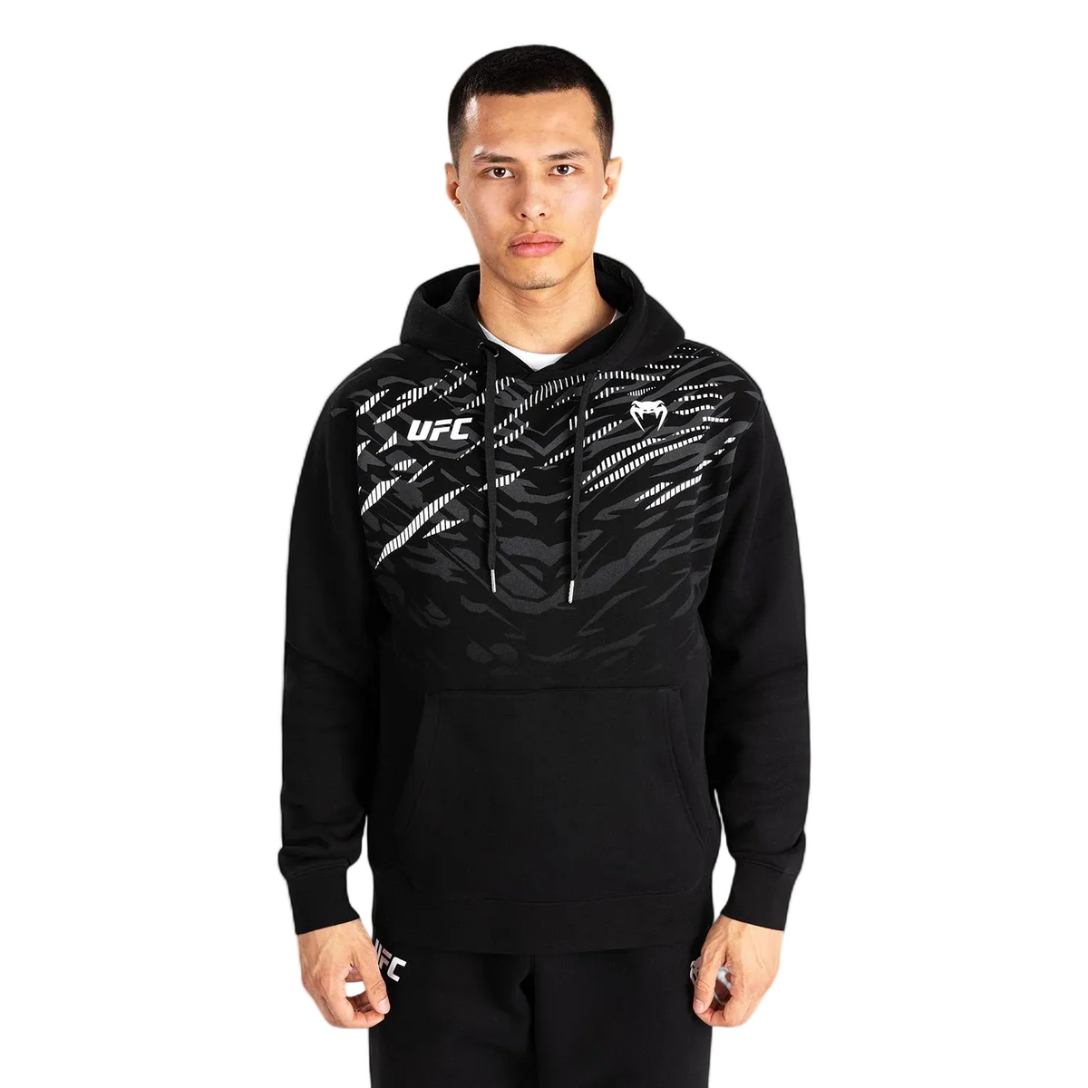 UFC HOODIE BY VENUM FUSION PULLOVER BLACK
