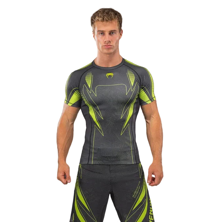 VENUM RASHGUARD S/S AMAZONIA BLACK/GREEN