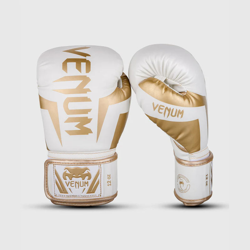 Gloves Elite white amd gold made in thailand