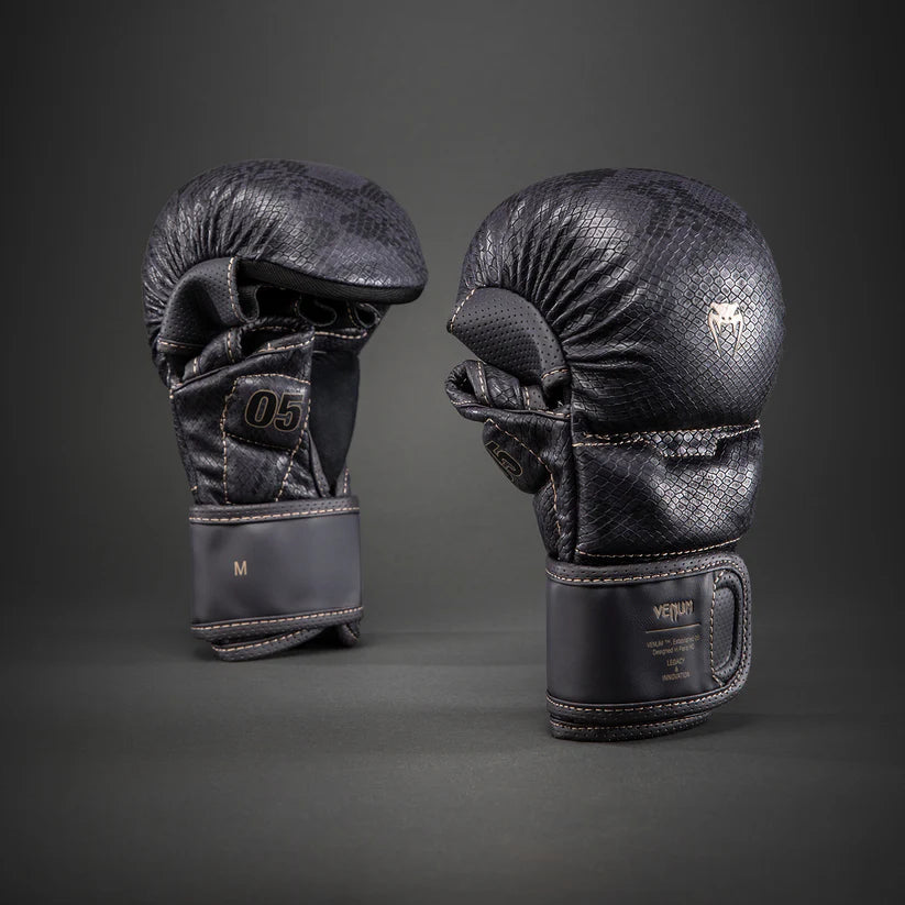VENUM MMA GLOVES IMPACT EVO SCALES SPARRING DARK PURPLE