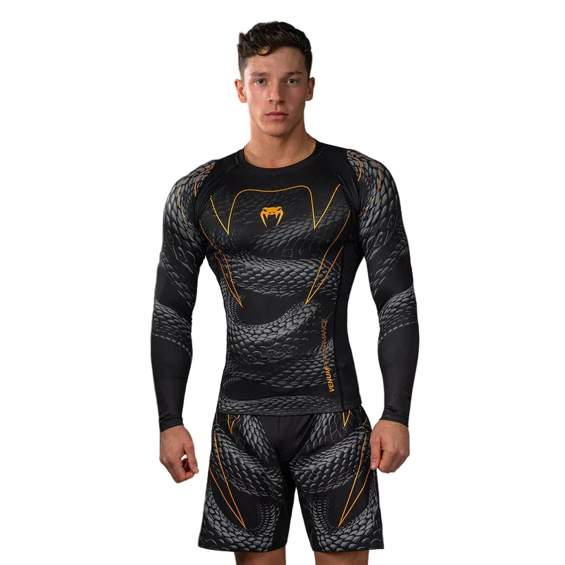 VENUM RASHGUARD L/S MATUPA BLACK/GREY/GOLD
