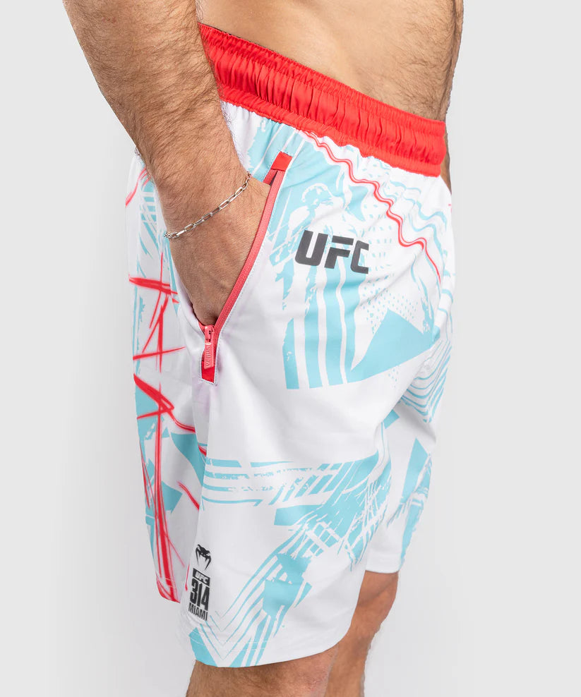 VENUM SHORTS UFC 314 MIAMI EDITION PERFORMANCE WHITE