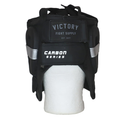 VICTORY HEADGEAR CHEEK CARBON MATTE SYNTEC BLACK/SILVER O/S