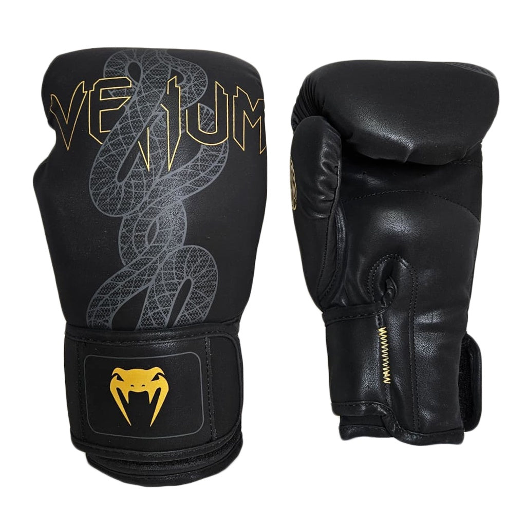 VENUM GLOVES SERPENTI HOOK AND LOOP BLACK/GOLD