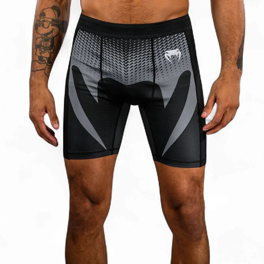 VENUM VALE TUDO SHORT NO GI BLACK/SILVER