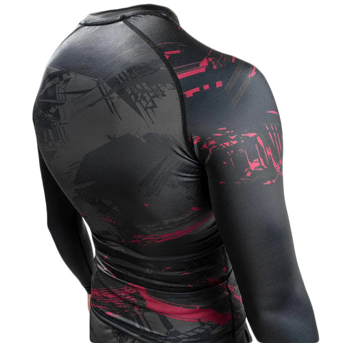 VENUM RASHGUARD AUTHENTIC FIGTH WEEK L/S BLACK/RED
