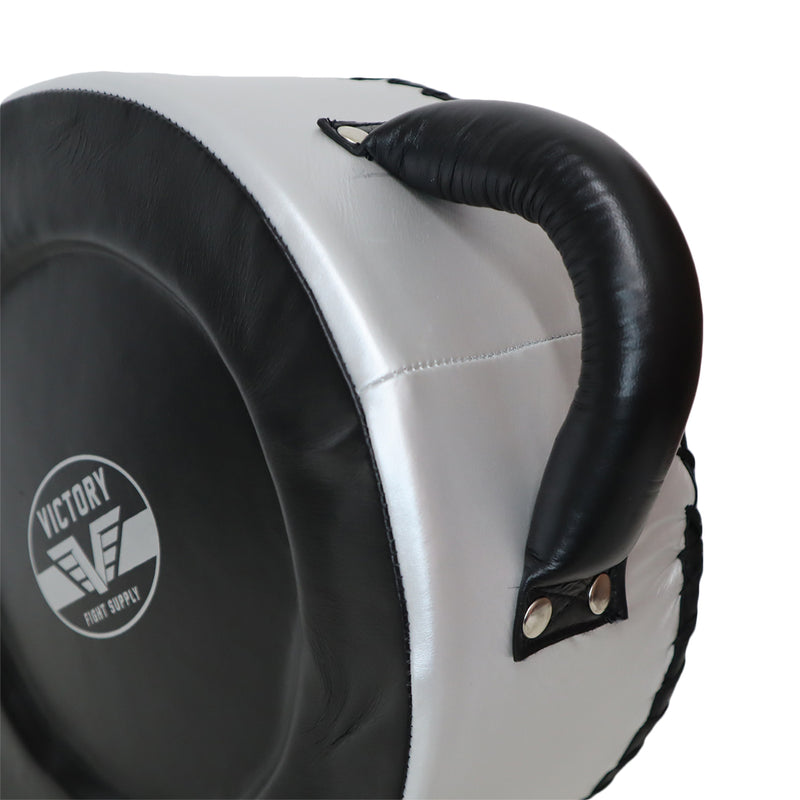 VICTORY PUNCH SHIELD LEATHER BLACK/SILVER