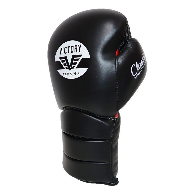 VICTORY GLOVES CLASSIC LEATHER LACE BLACK/WHITE