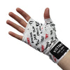 VICTORY HANDWRAPS KO SEMI STRETCH 4.5 METER 180" WHITE/BLACK