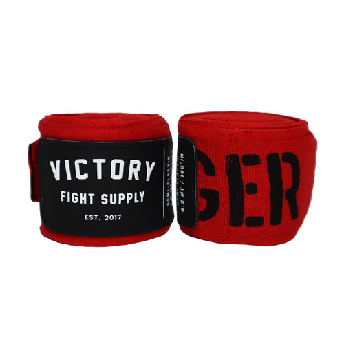 VICTORY HANDWRAPS DANGER SEMI STRETCH 4.5 METER 180" RED